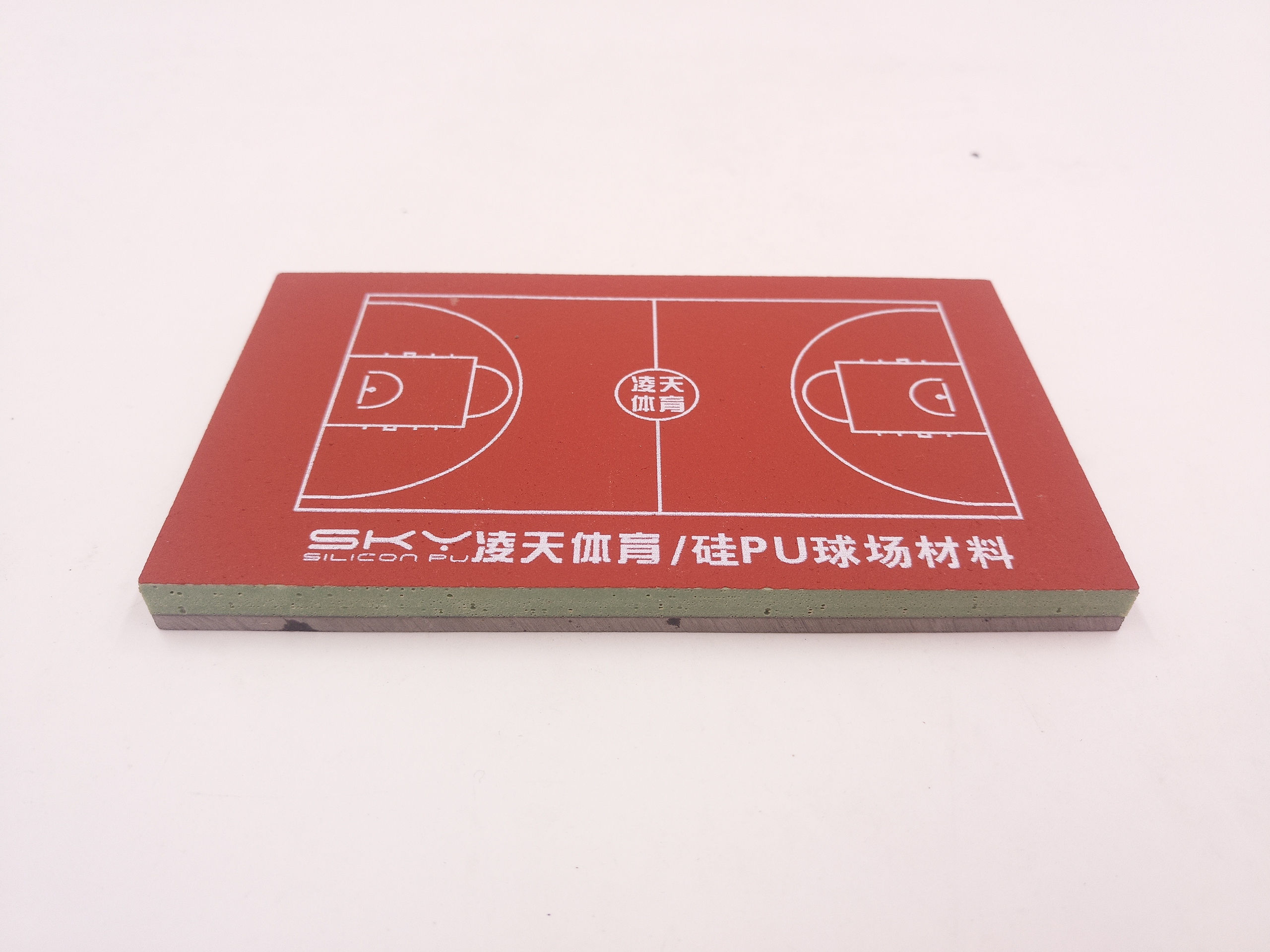 硅PU球场制作工艺与硅pu篮球场效果图！